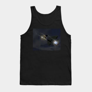 F22 Raptor, fox 3 Tank Top